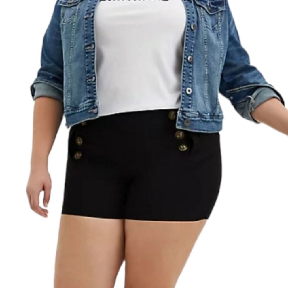Torrid Double Button Shorts - image 1